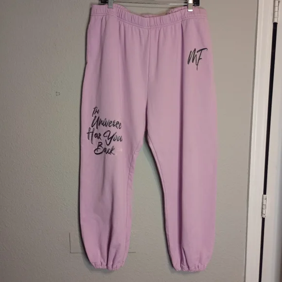 The Mayfair Group Universe Has Your Back Lilac Joggers - Picture 2 of 12